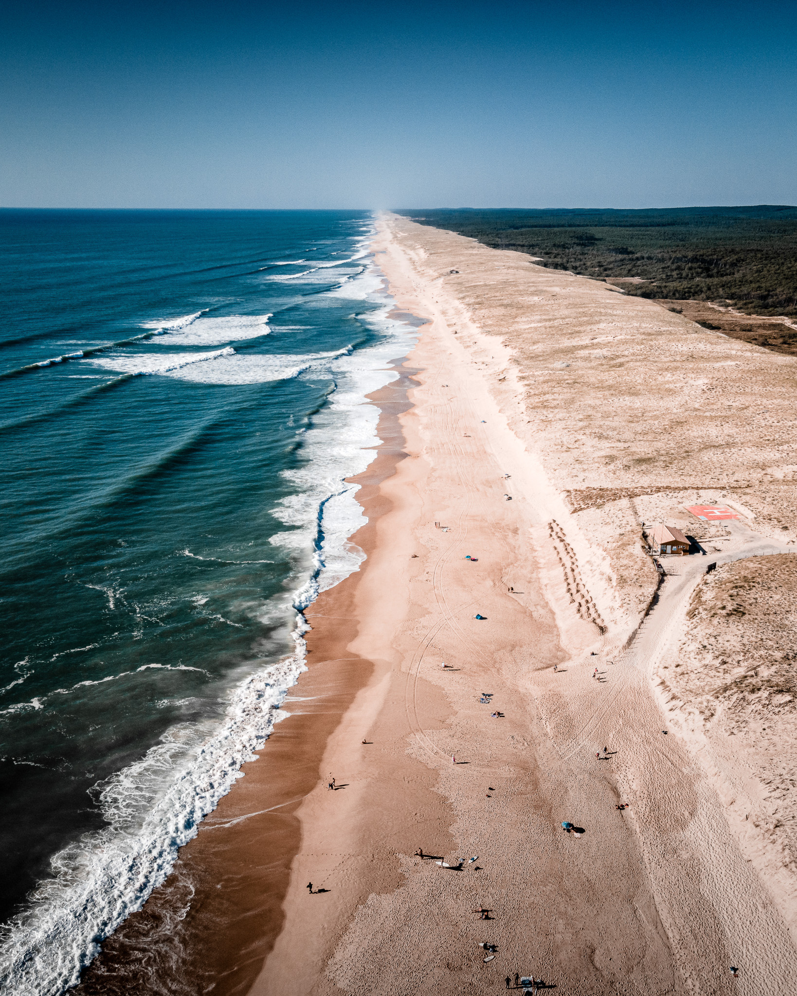 Plage de la Lette Blanche à VIELLE SAINT GIRONS Plages Landes