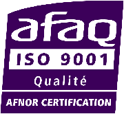 Logo afaq iso 9001