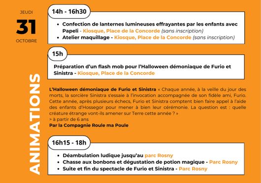 Photo de Halloween – Le programme