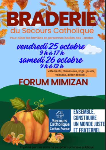 Photo de Braderie d’automne organisée par le secours catholique