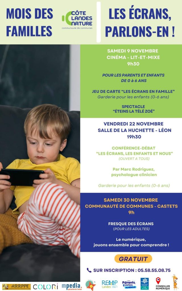 Photo de Conférence débat “Les écrans, les enfants et nous”