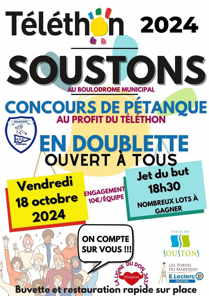 Photo de Concours de pétanque – Téléthon 2024