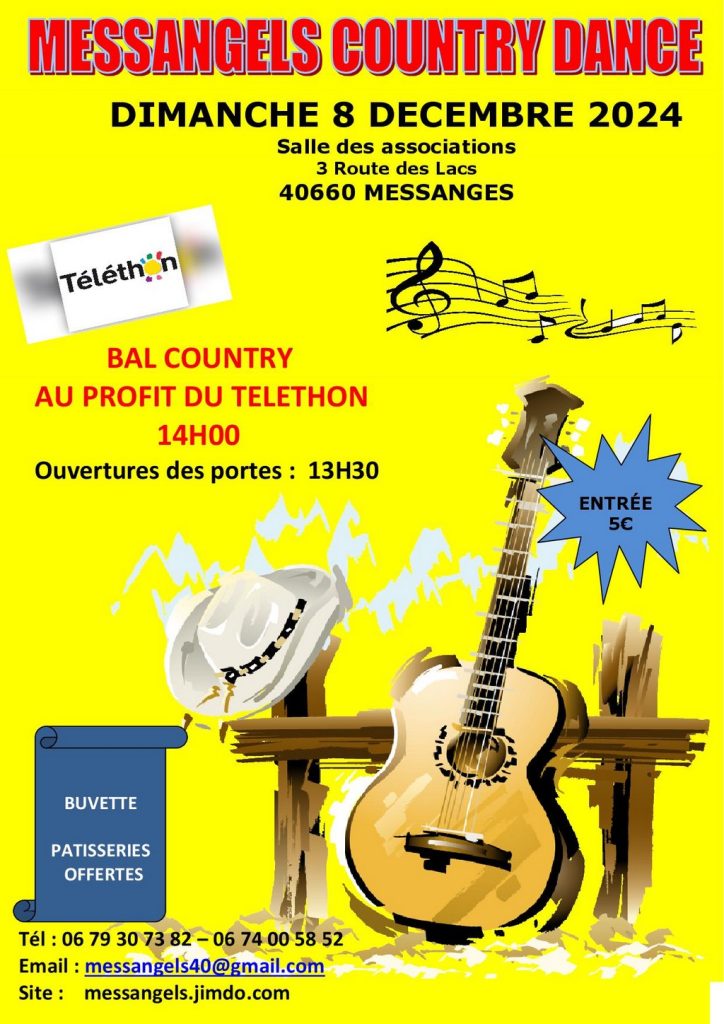 Photo de Bal Country au profit du Téléthon