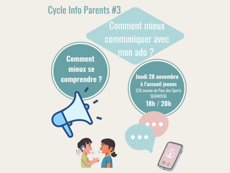 Photo de // COMPLET // Cycle info parents #3 – Comment mieux communiquer avec mon ado ?