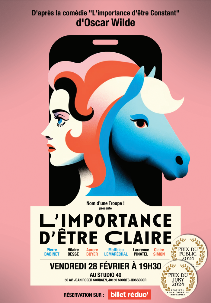 Photo de Pièce de théâtre « L’importance d’être claire » au Studio 40