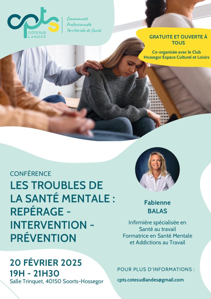 Photo de Les troubles de la santé mentale : Repérage – Intervention – Prévention