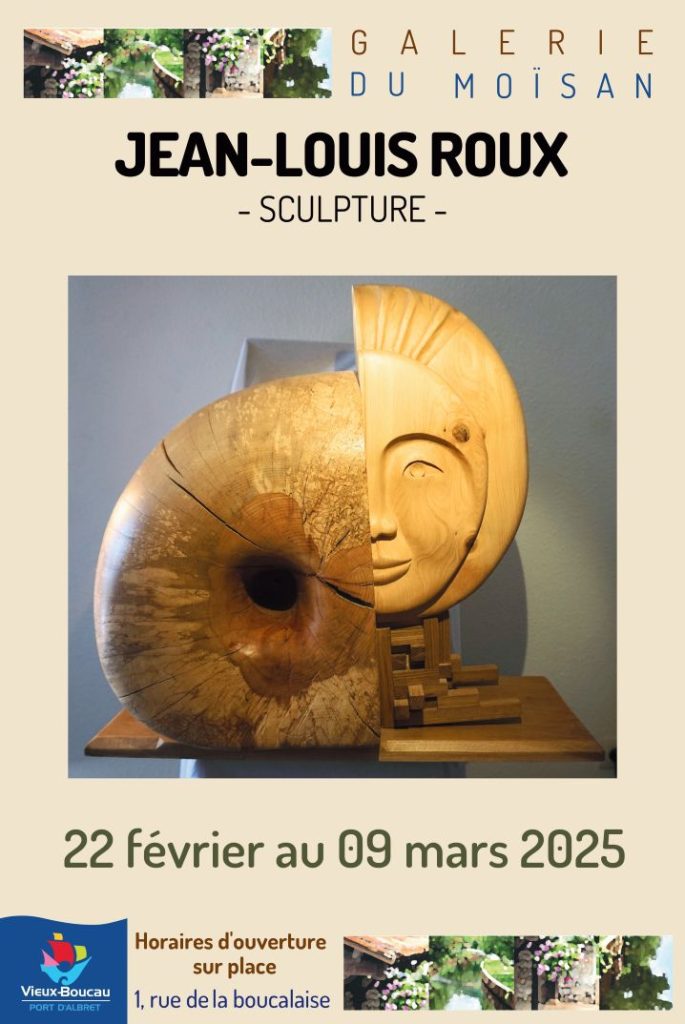 Photo de Au gré des marées / Exposition Galerie du Moïsan / Jean-Louis Roux / Sculpture