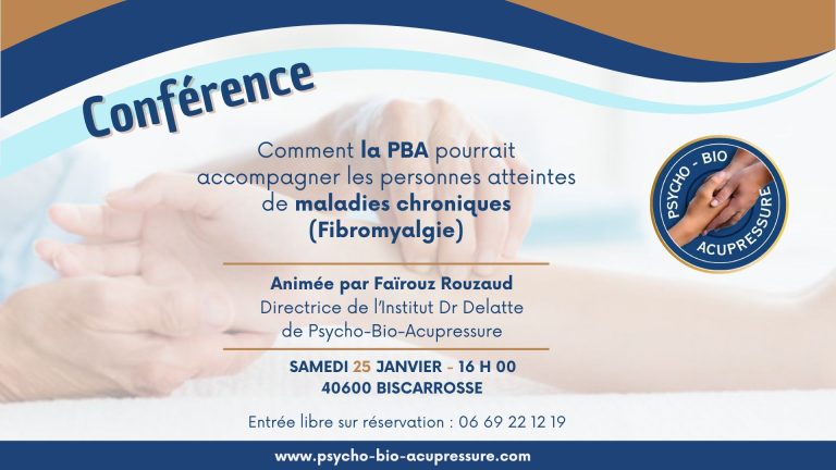 Photo de Conférence : Psycho-Bio-Acupressure et Fibromyalgie