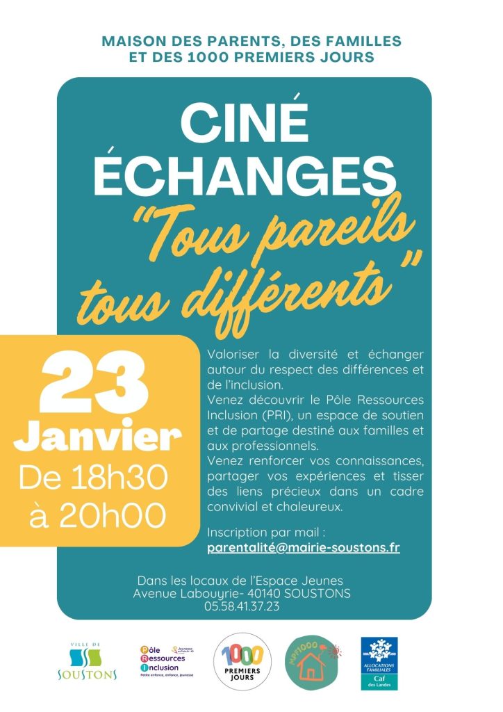 Photo de Ciné Echanges: « Tous pareil, tous différents »