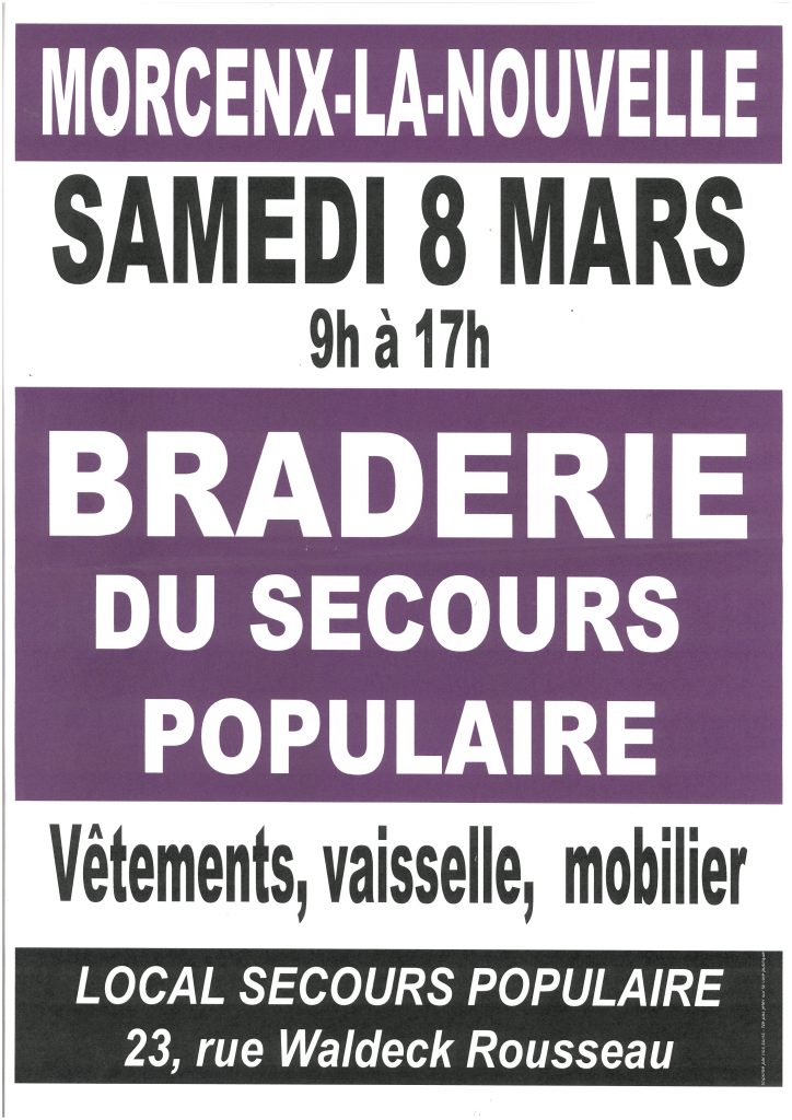 Photo de Braderie du Secours Populaire